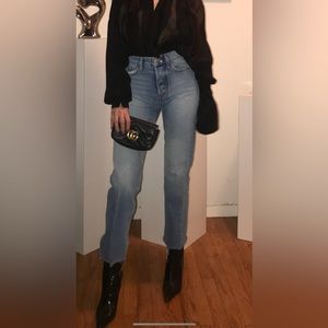 Zara ankle length jeans straight leg